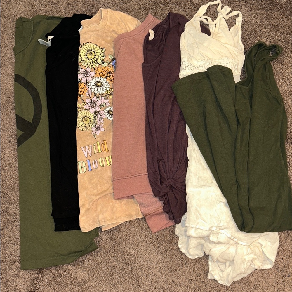 Size medium boho style top & dress bundle!